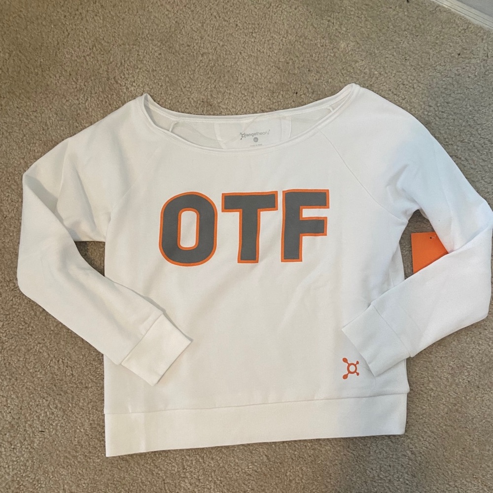 Orangetheory Off-the-Shoulder Sweatshirt